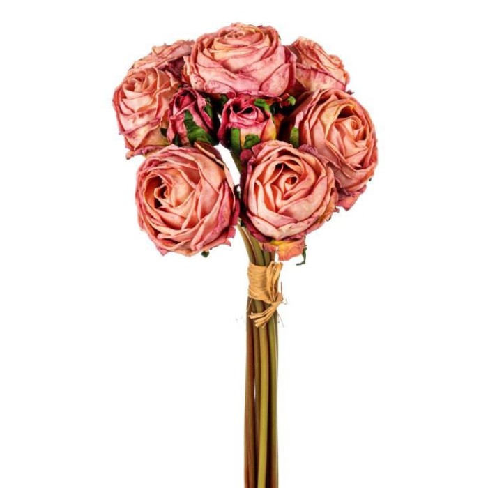 BOUQUET ROSE CM40 MAUVE